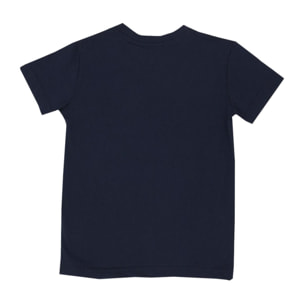 Camiseta básica de manga corta para niño con logo pequeño