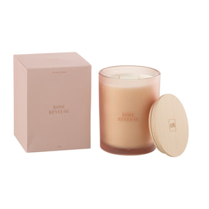 J-Line bougie parfumée Accords Essentiels - Rose Rêveuse - rose - 52H