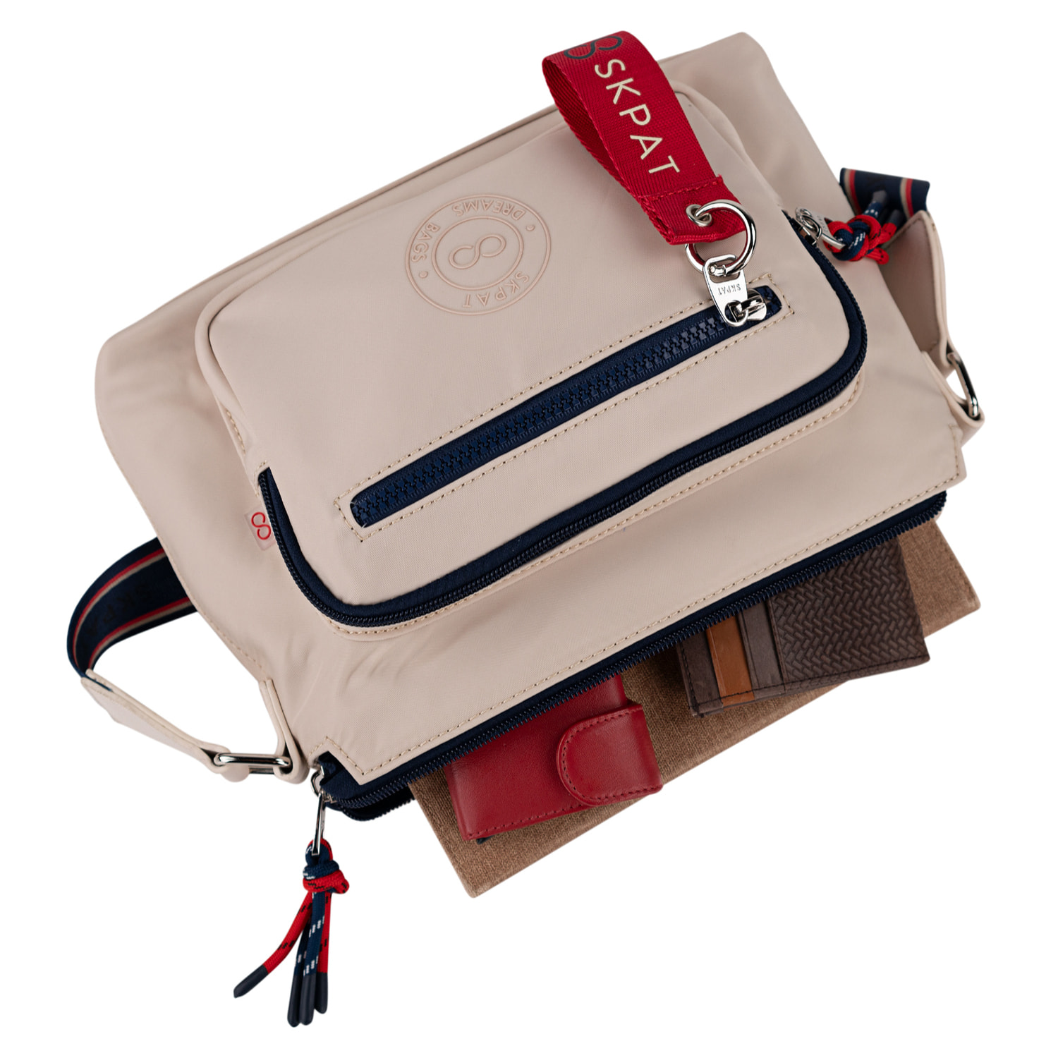 Bolso Bandolera Mujer Skpat Moselle Beige