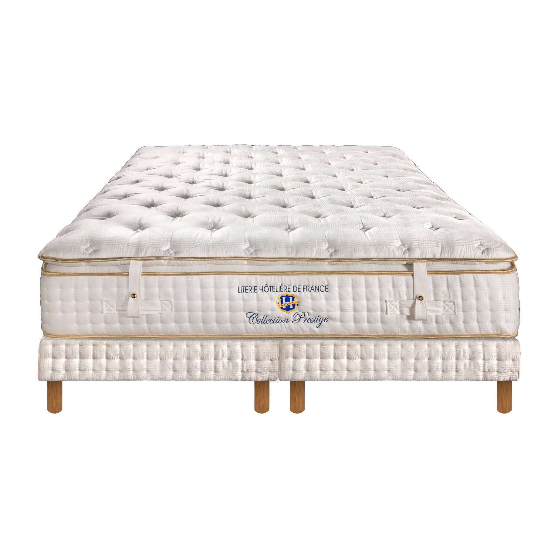 ENSEMBLE Prestige - Matelas 2 Places + 2 Sommiers