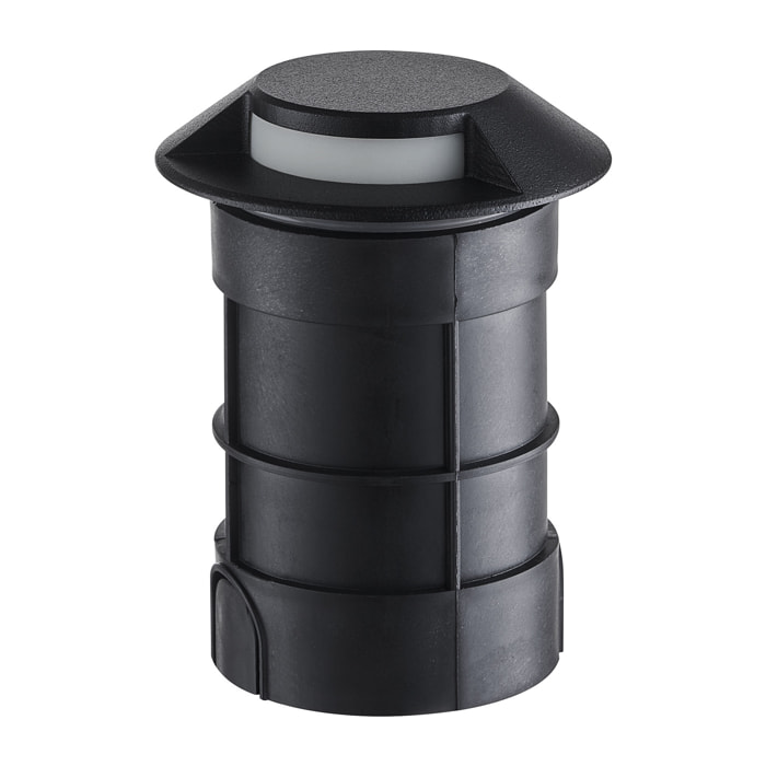 Forlight Sort - Foco Empotrable de Suelo y Pared LED para Exterior IP65. Foco LED 2.2W Blanco Cálido 3000K para Señalización de