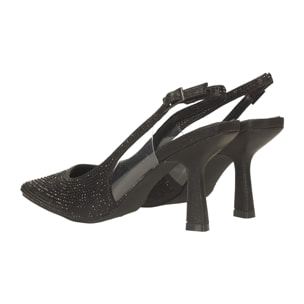 Décolleté sling back Donna Tata Italia Nero
