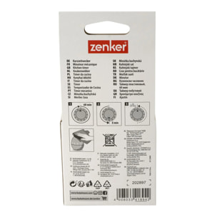 Minuteur de cuisine mécanique en forme d'œuf Zenker