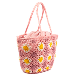 Basento Borsa a tracolla Donna. Realizzata in cotone tessuto a mano.