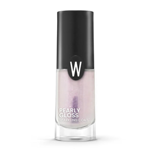 PEARLY GLOSS - sparkling top coat nail highlighter trasparente.