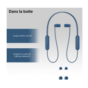 Ecouteurs SONY WIC100 Bleu
