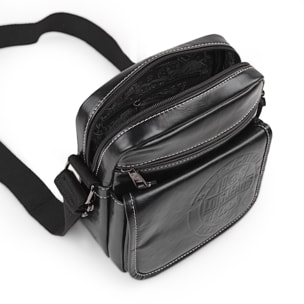 Bandolera Hombre Pu/Piel Lois Desert Negro