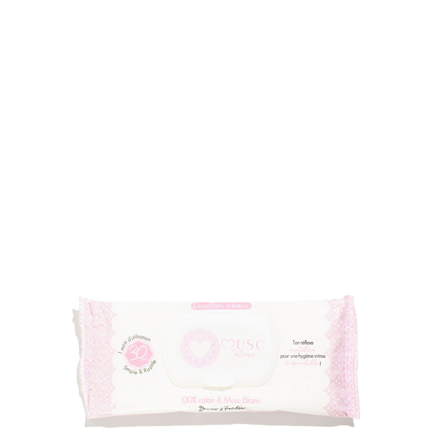 Musc Blanc - Lingettes Intime 30 unités