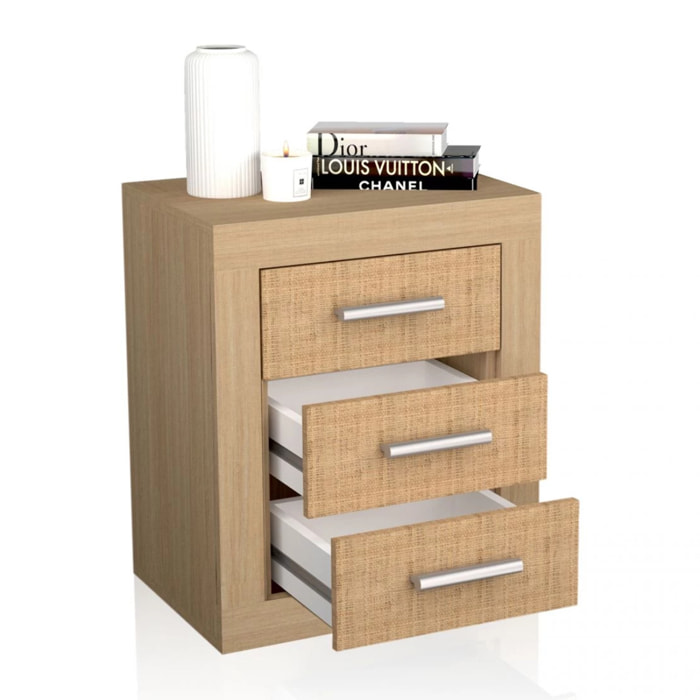 Mesita de noche Kira Tofe - Textil