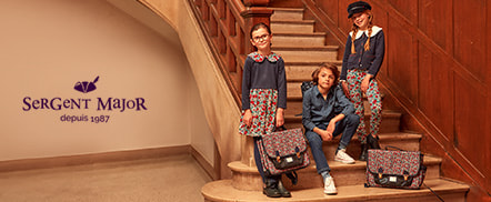 Sergent Major Moda infantil francesa desde el nacimiento hasta los 11 años.