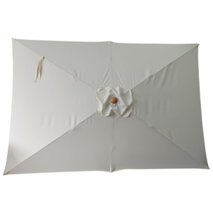 Parasol droit HAPUNA rectangulaire 2x3m -