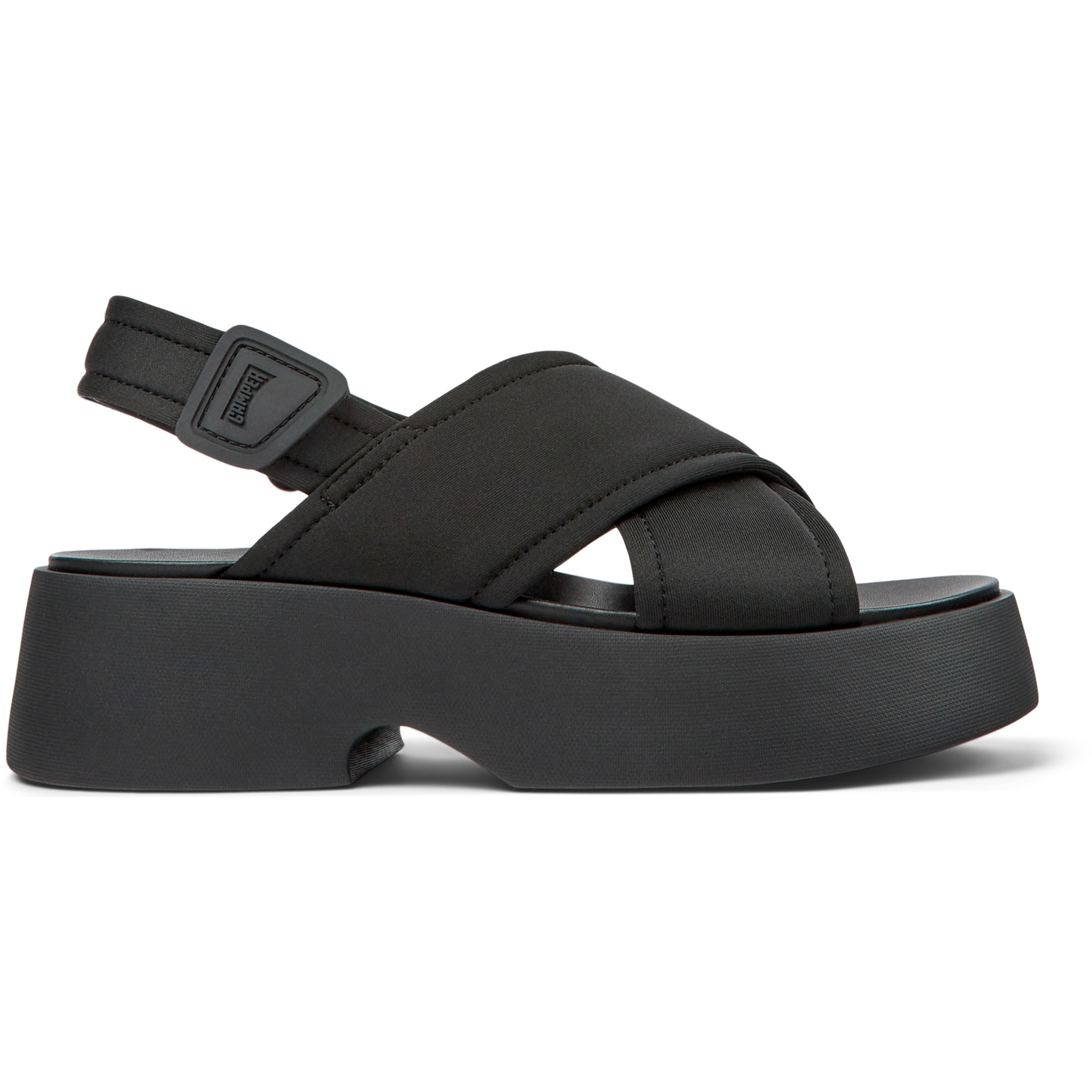 Sandalias - CAMPER Tasha - Negro - Textil técnico (poliéster reciclado)