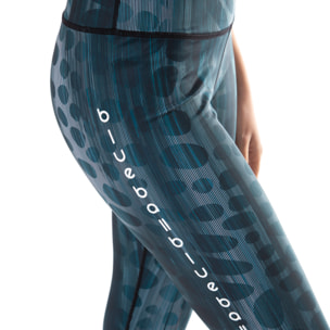 Mallas de cintura alta con acabado brillante para mujer BLUEBALL Onyx - Negro brillante