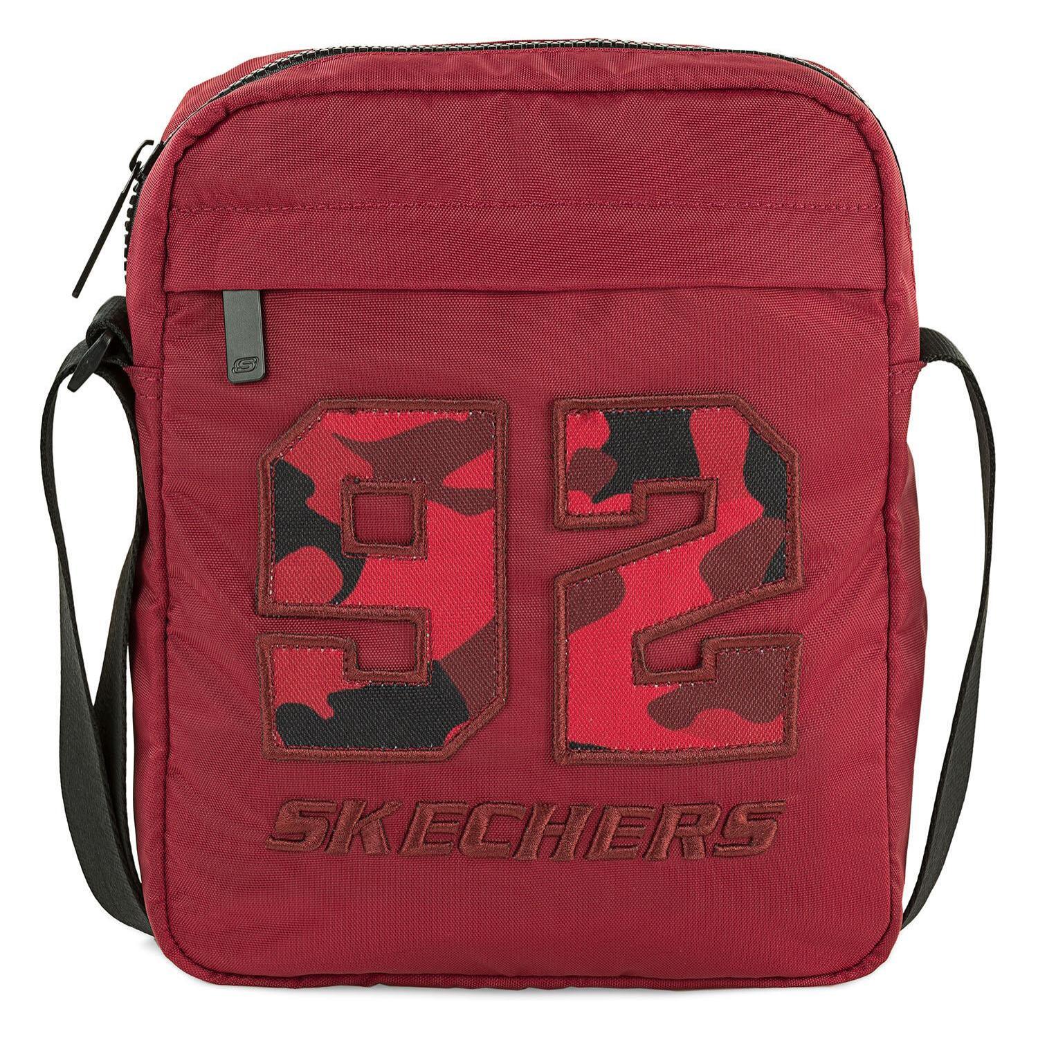 Bandolera Hombre Sintetica Skechers Georgetown Rojo