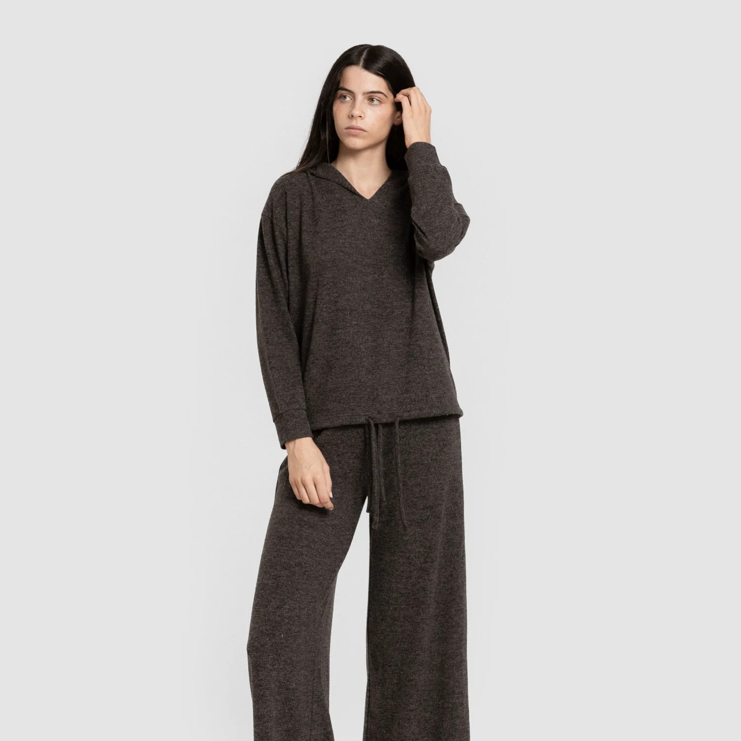 Pantaloni lunghi a gamba larga new punto extra morbido