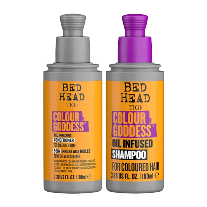 TIGI Kit Bed Head Ravviva Colore Colour Goddes Oil Infused Shampoo 100ml + Conditioner 100ml