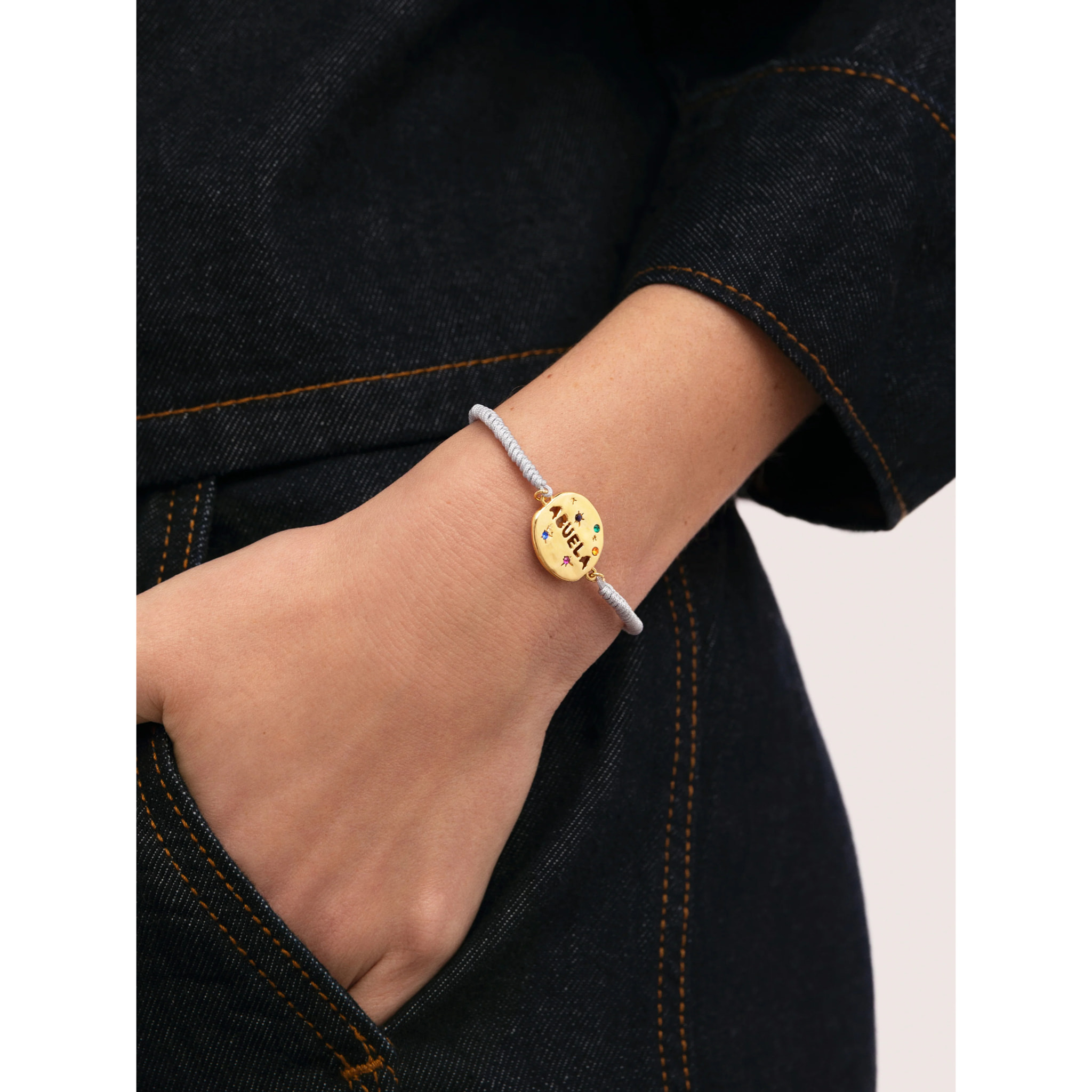 Pulsera Abuela Colors Baño Oro