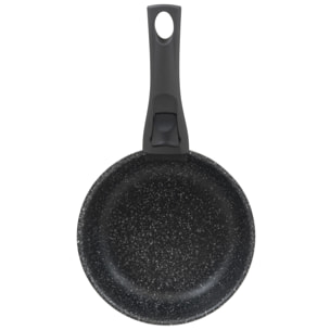 Set 3 cazos Bergner 16+18+20cm  Click & cook black CON mango amovible