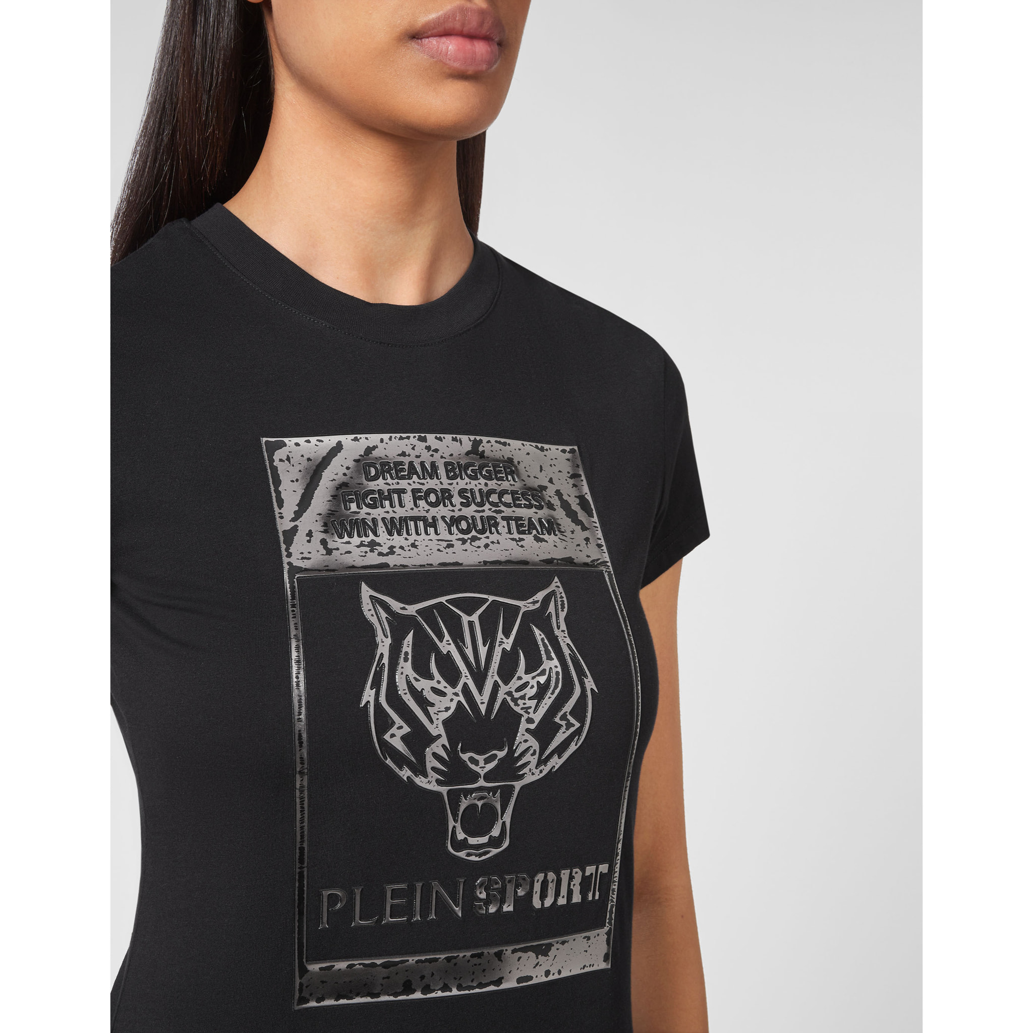PLEIN SPORT Camiseta Cuello Redondo TIGER
