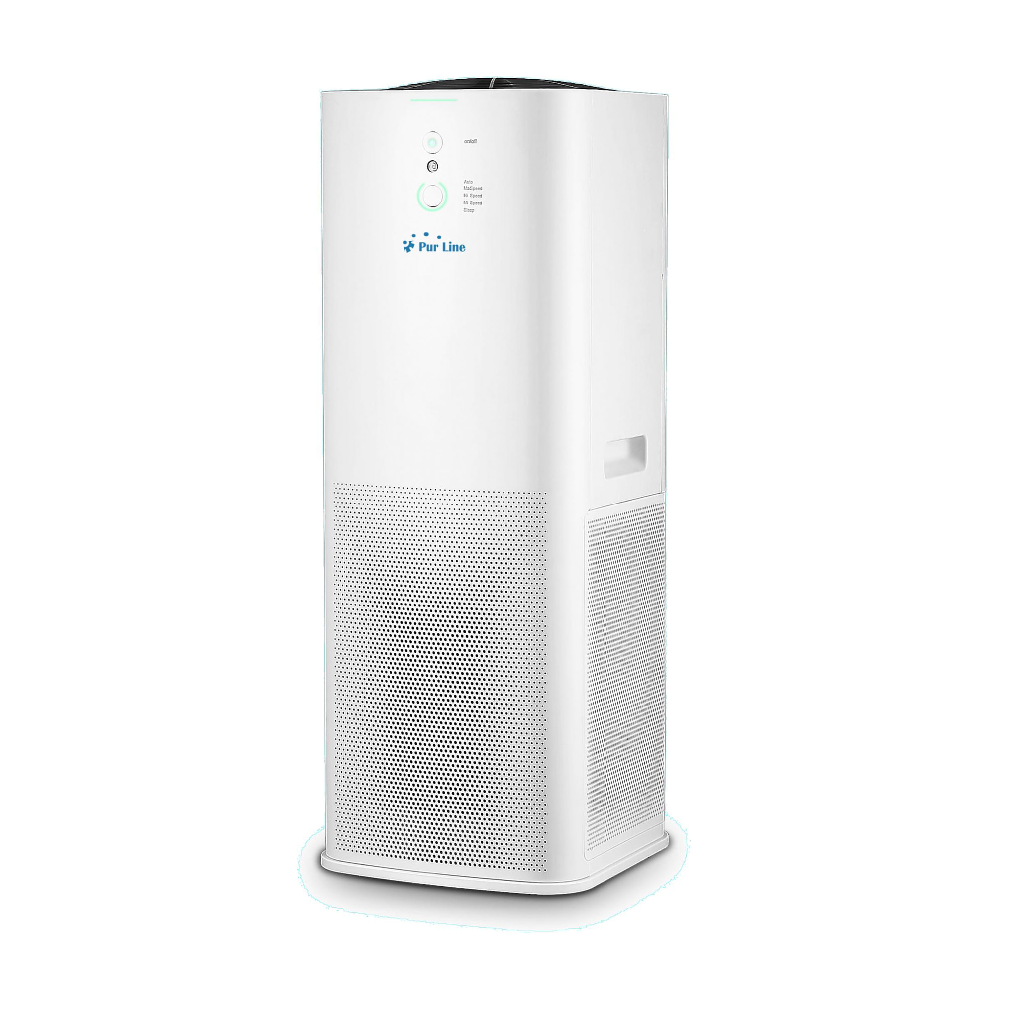 Purificateur d'air avec 2 filtres HEPA, PM2, ioniseur, écran tactile LED, 3 vitesses et mode AUTO pour 90m2.