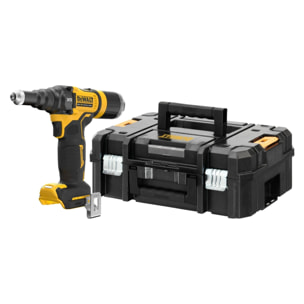 Riveteuse DEWALT XR 18V 2Ah Brushless 4,8 mm - Sans batterie, ni chargeur, coffret TSTAK - DCF403D2GT-QW