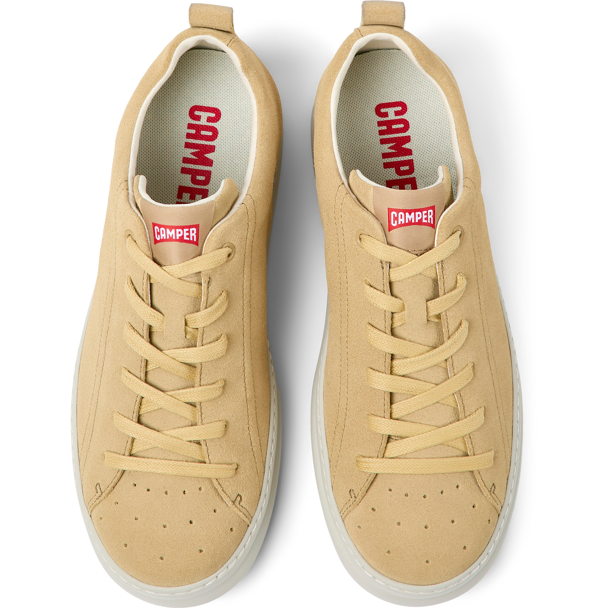 Sneakers - CAMPER Runner Four - Beige - Pelle scamosciata
