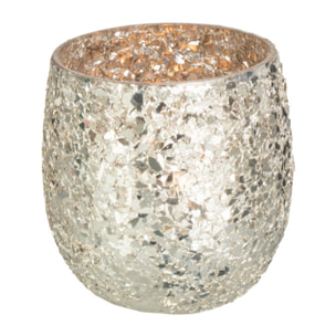 J-Line bougeoir Eclat - verre - or -small