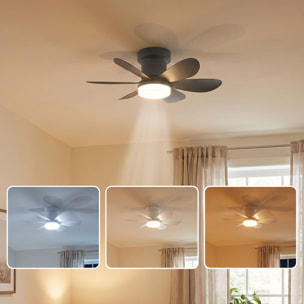 Ventilateur Plafond LED MISTRAL D52cm