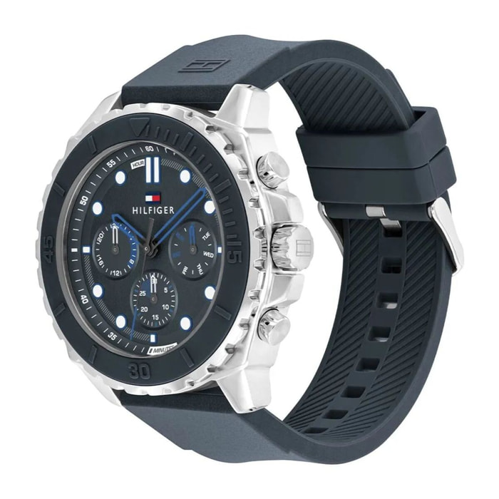 Reloj Tommy Hilfiger 1710687 Hombre Analogico Cuarzo con Correa de Silicona