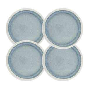 Lot de 4 petites assiettes, BOREA