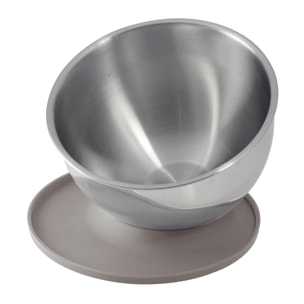 Cul de poule Gobel inox avec couvercle-base Ø 24 cm