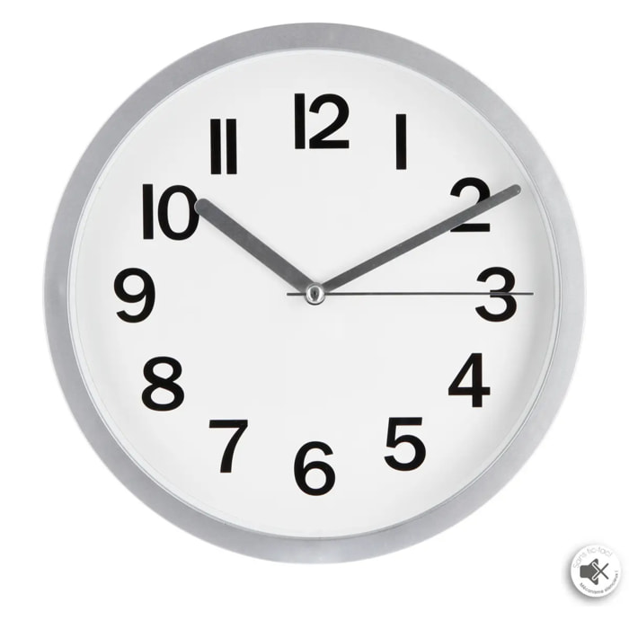 Horloge "Loly" en plastique D22cm