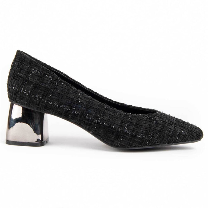 Zapato De Tacón - Negro - Altura: 5 Cm