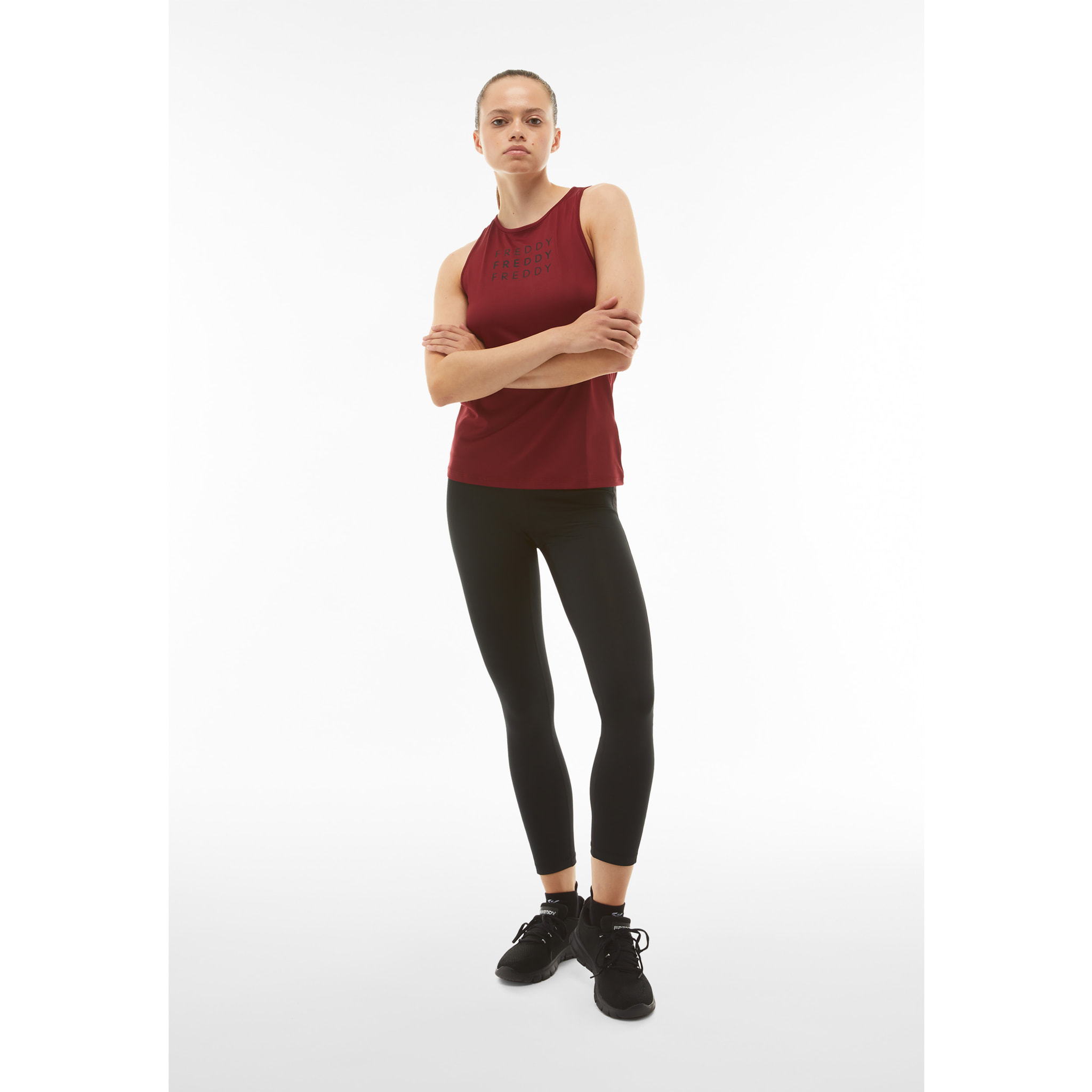 Leggings SuperFit ecologici con bande laterali texturizzate