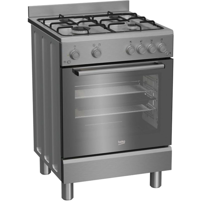 Cuisinière gaz BEKO FBG62030GXCT