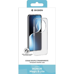 Coque BIGBEN Honor Magic 8 Lite transparente