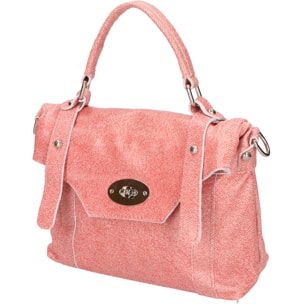 Borsa a mano da donna - Modello Floresta - Vera Pelle - 25.0 x 17.0 x 6.0 cm