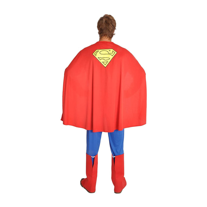 Costume Superman Classic Muscoli Pettorali Imbottiti Dc Comics Adulto