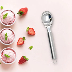 Set de 2 cuillères à glace inox Fackelmann Elemental