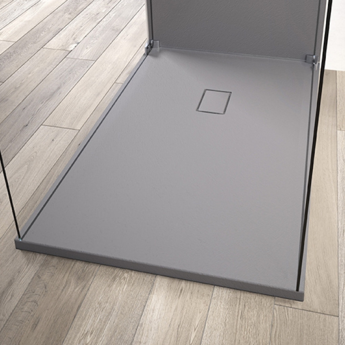 KINEDO Receveur Kinesurf Pietra 100 x 90 gris beton