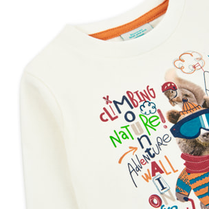 Camiseta punto " adventure" de bebé niño