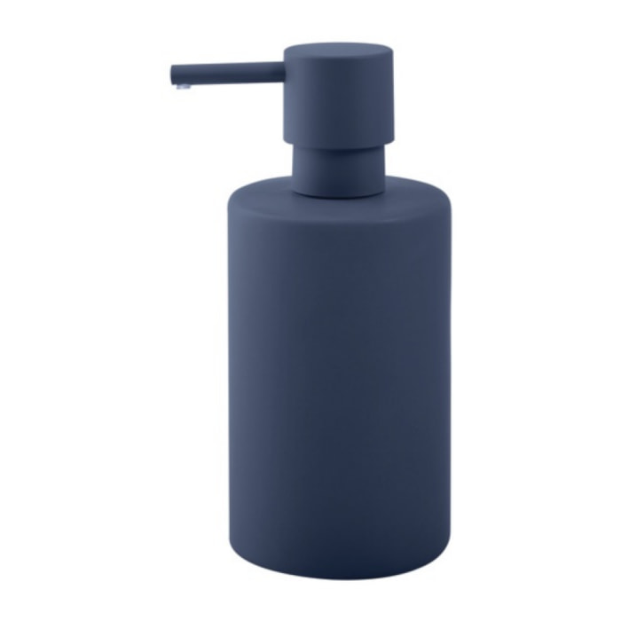 Distributeur de savon Céramique TUBE-MATT Bleu Foncé mat Spirella