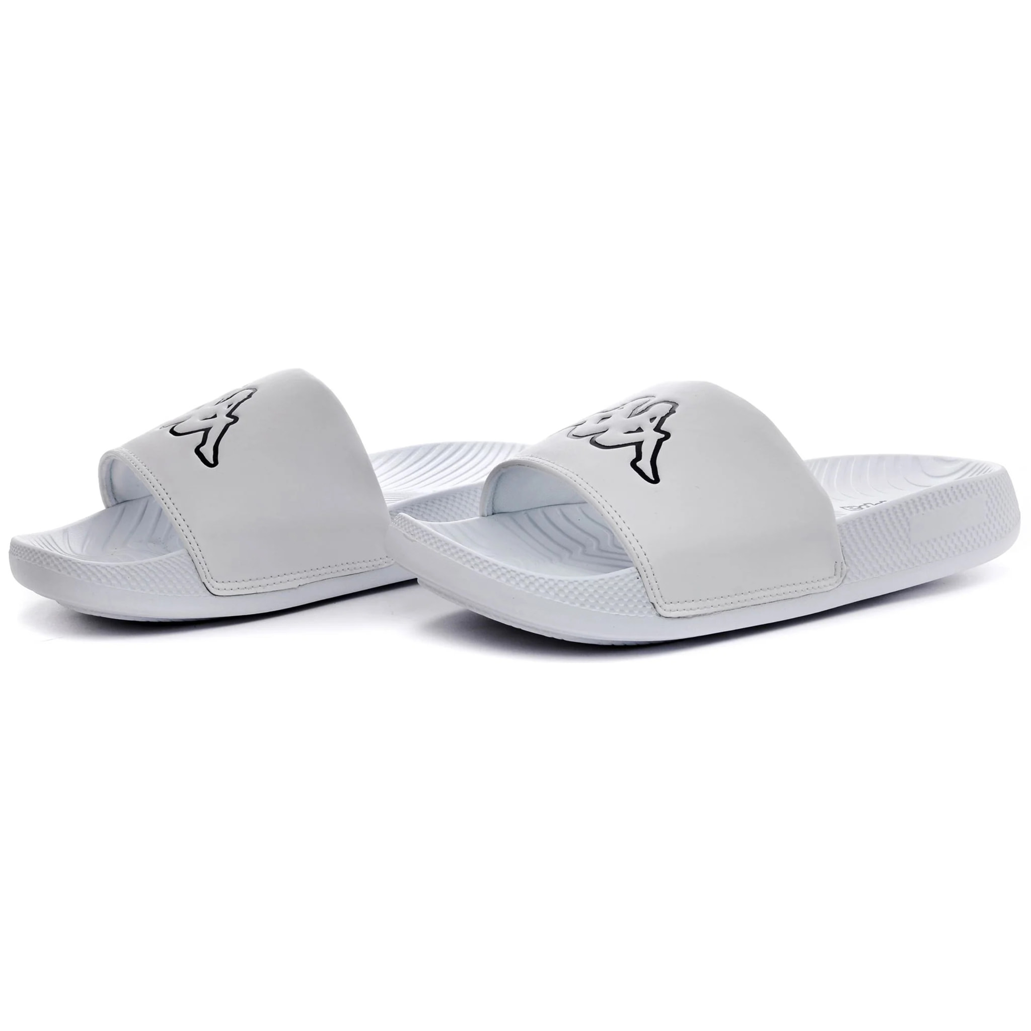 Kappa - Chanclas Hombre Mujer Gris - Logo Steeve