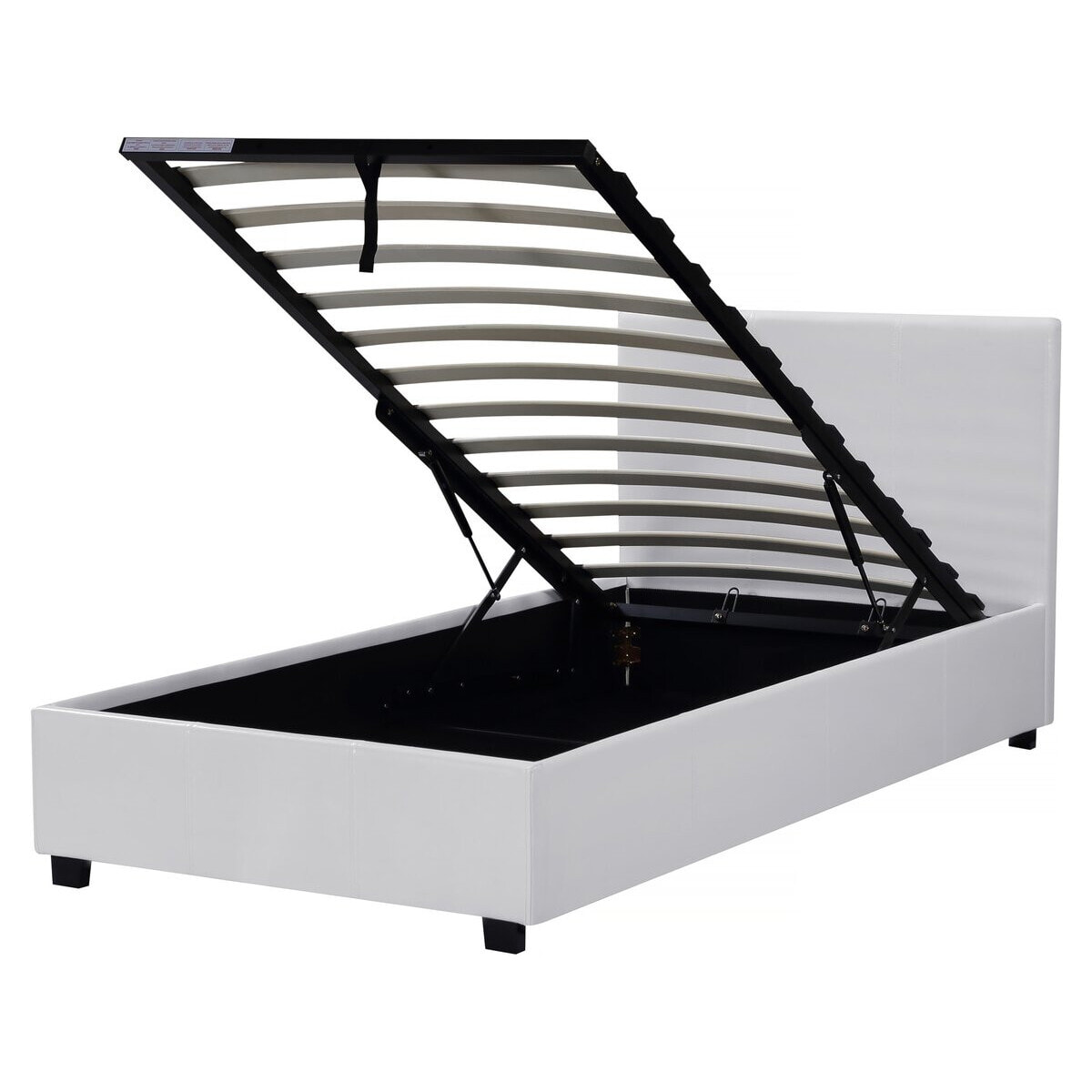 Lit avec coffre "Carla" - 90 x 190 cm - Blanc