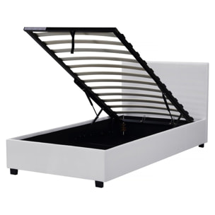 Lit avec coffre "Carla" - 90 x 190 cm - Blanc