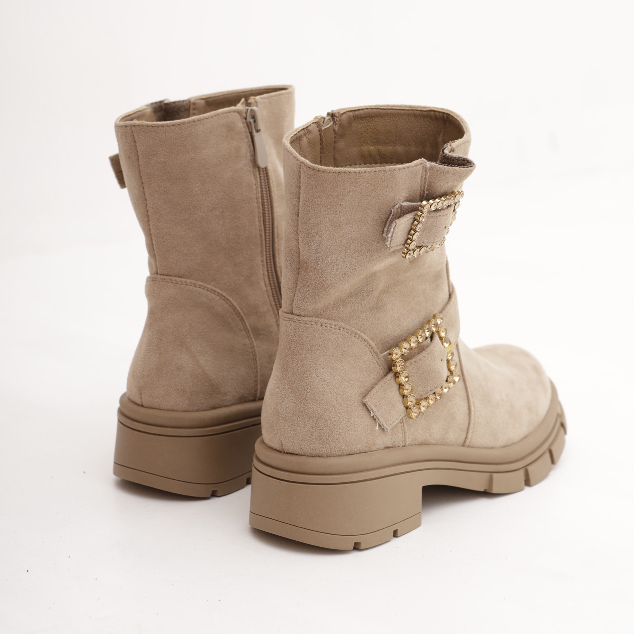 BIKER BASSO STONE CHOCOLA' TAUPE