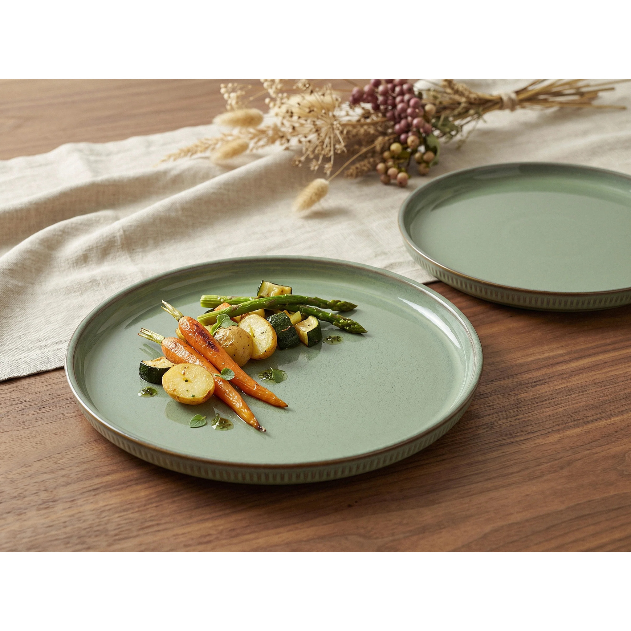 Assiette Ø26cm - 6 pièces - collection REED - Forest