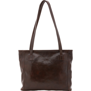 Borsa a spalla  da donna In Vera pelle Made in Italy 30x37x8 cm