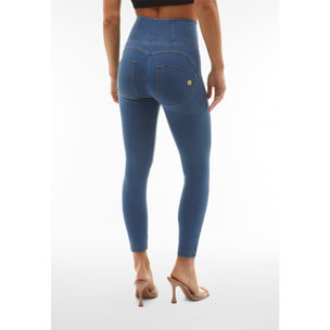 Jeggings push up WR.UP® 7/8 superskinny vita alta con zip