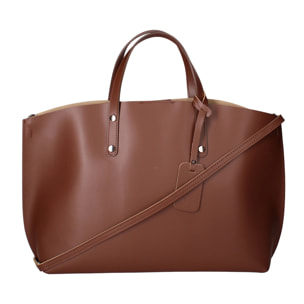 Borsa a mano da donna - Modello Lumena - Vera pelle - 48.0 x 31.0 x 11.0 cm
